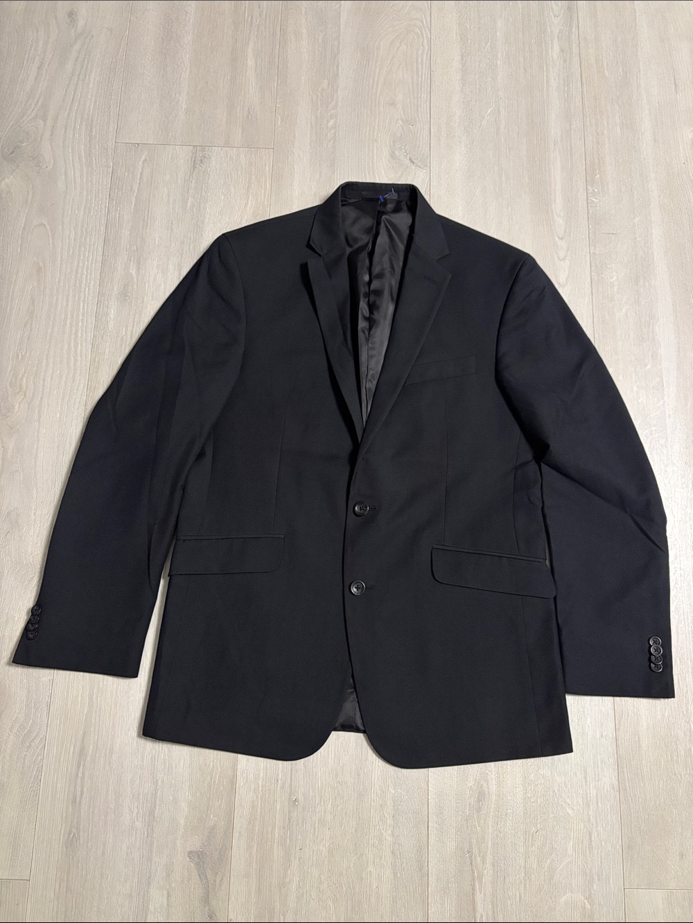 🔥BUNDLESALE Mens 40R Reaction Kenneth Cole Black Two-Button Sport Coat Blazer
